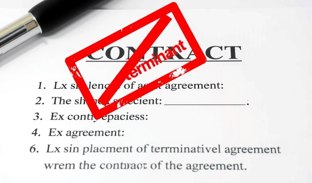 Avsluttet kontrakt med rødt kryss